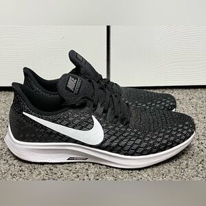 Nike Zoom Pegasus 35 Men's Running Shoes Cool Black-White 942854-001 Size 10